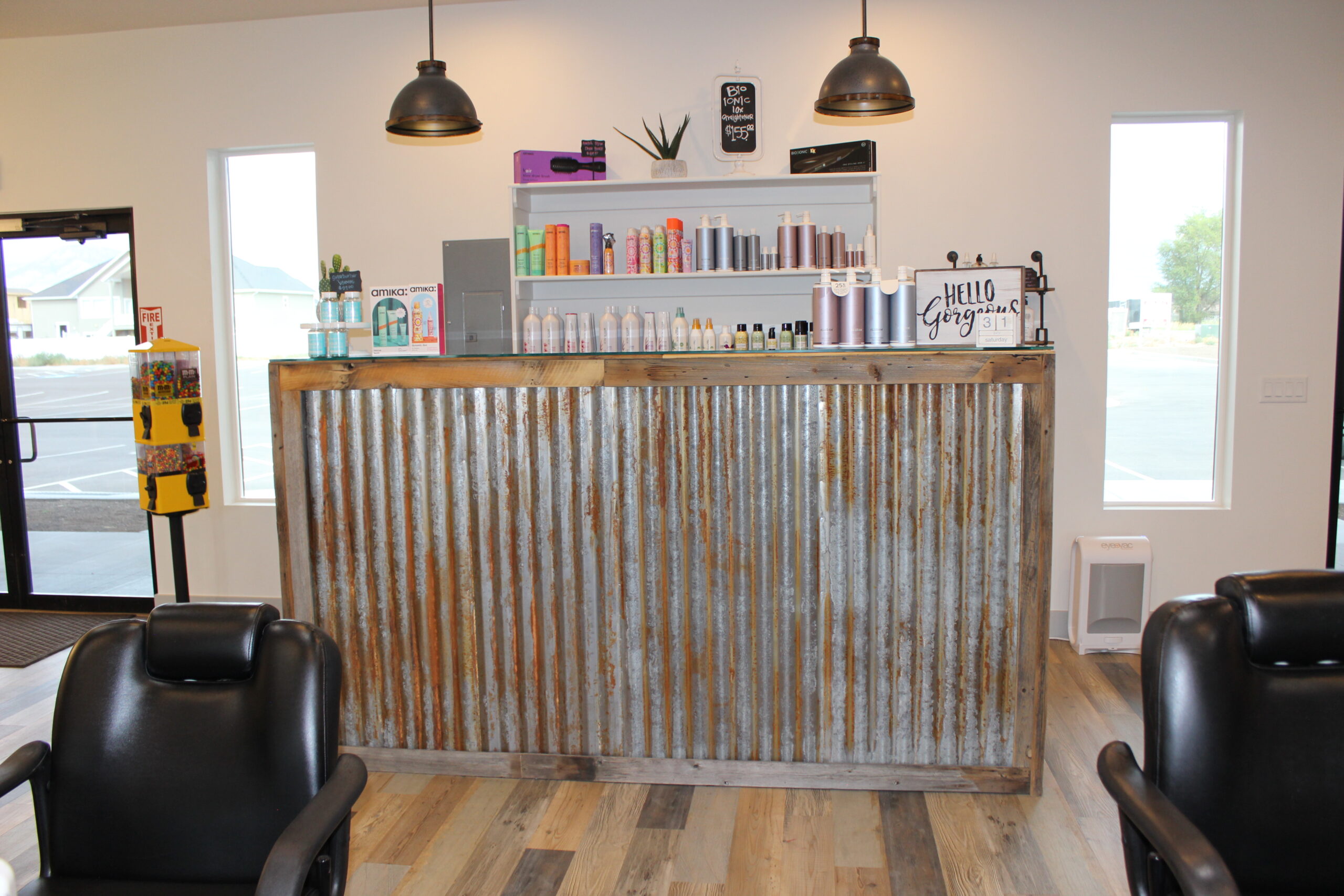 Textures Salon reception area West Haven